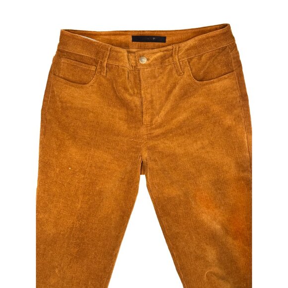 Joe’s Jeans Frankie Brown Corduroy Bootcut Cropped Pants Size 29 Soft Stretchy - Picture 2 of 12